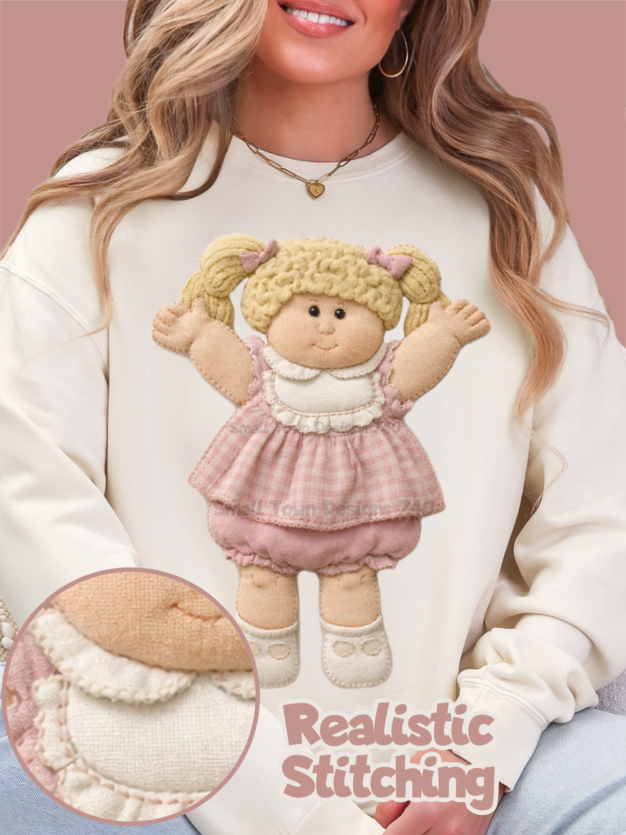 DTF Print Cabbage Patch Doll