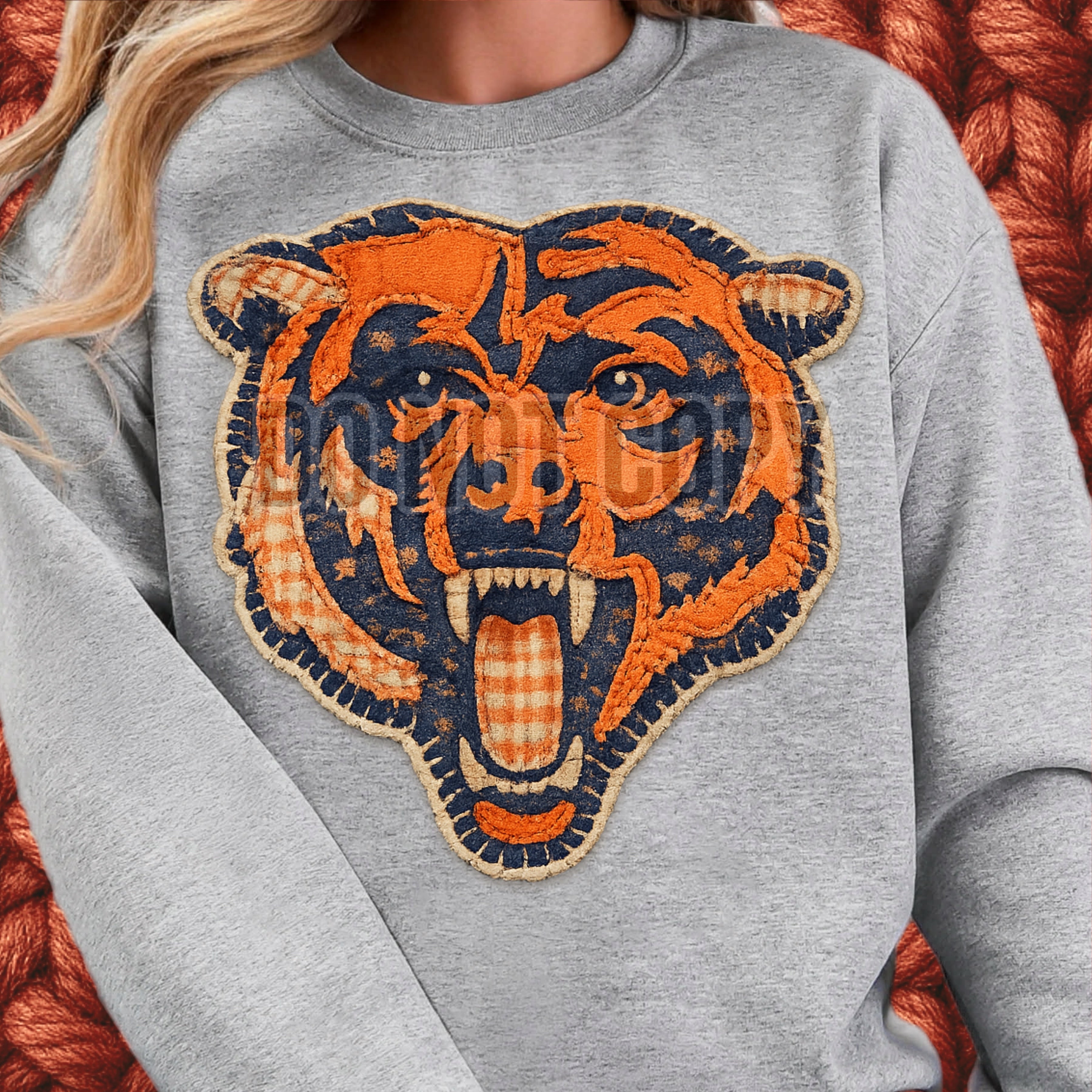 DTF Print Chicago Bears Quilted