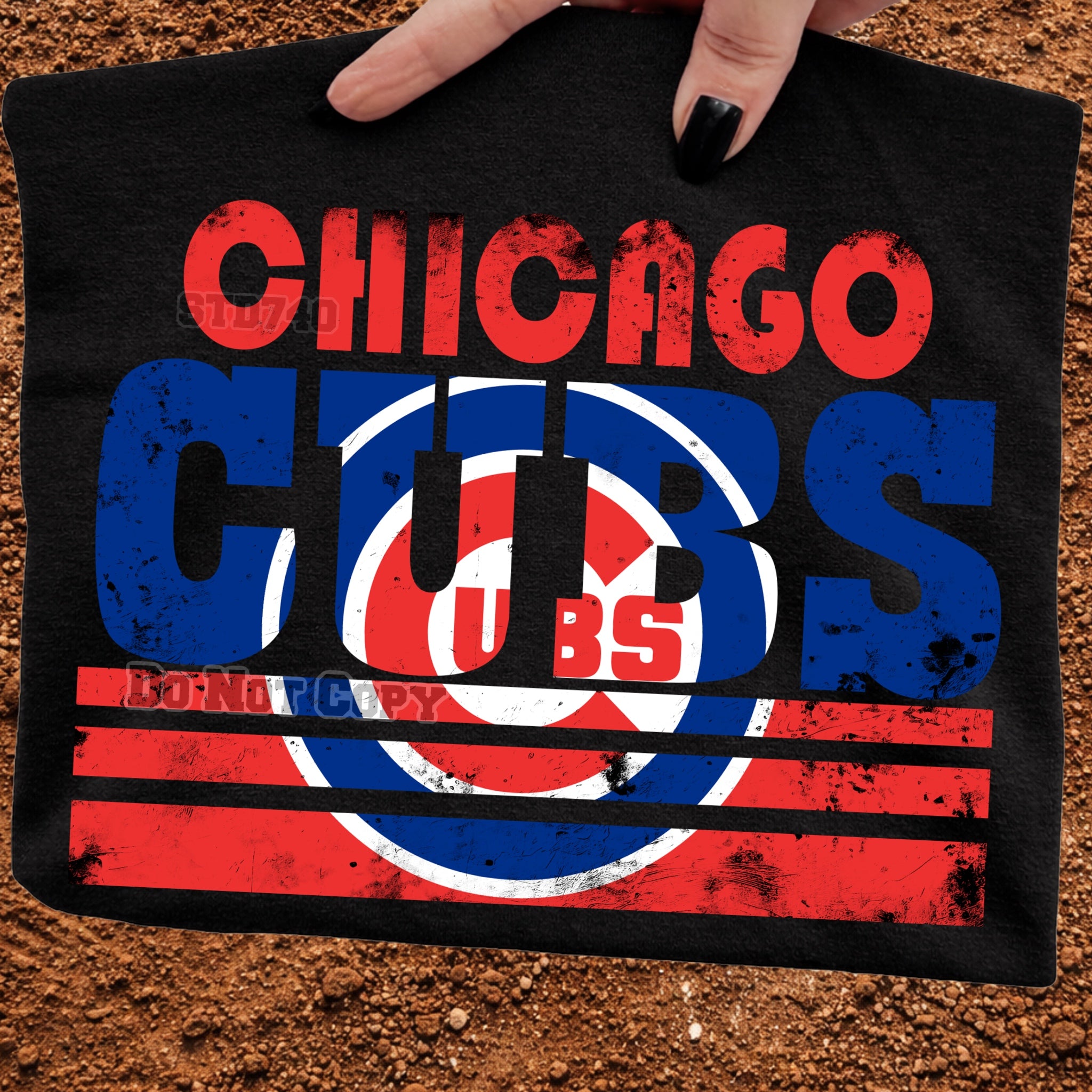 DTF PRINT Chicago Cubs Overlay