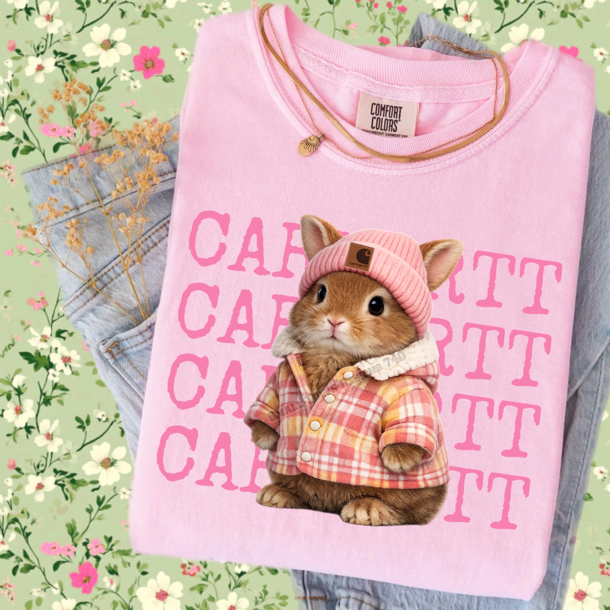 DTF Print Carhartt Bunny