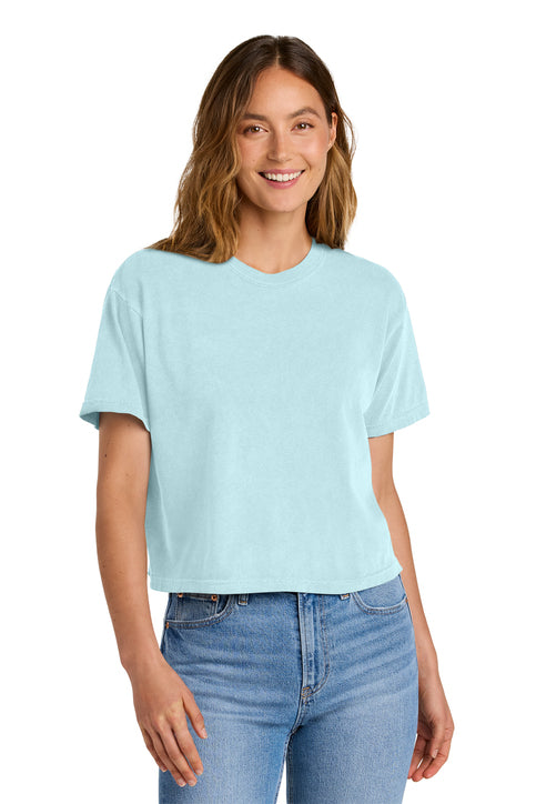 Comfort Colors Boxy Crop- Chambray Main image