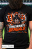 DTF PRINT Halftone Cincinnati Bengals