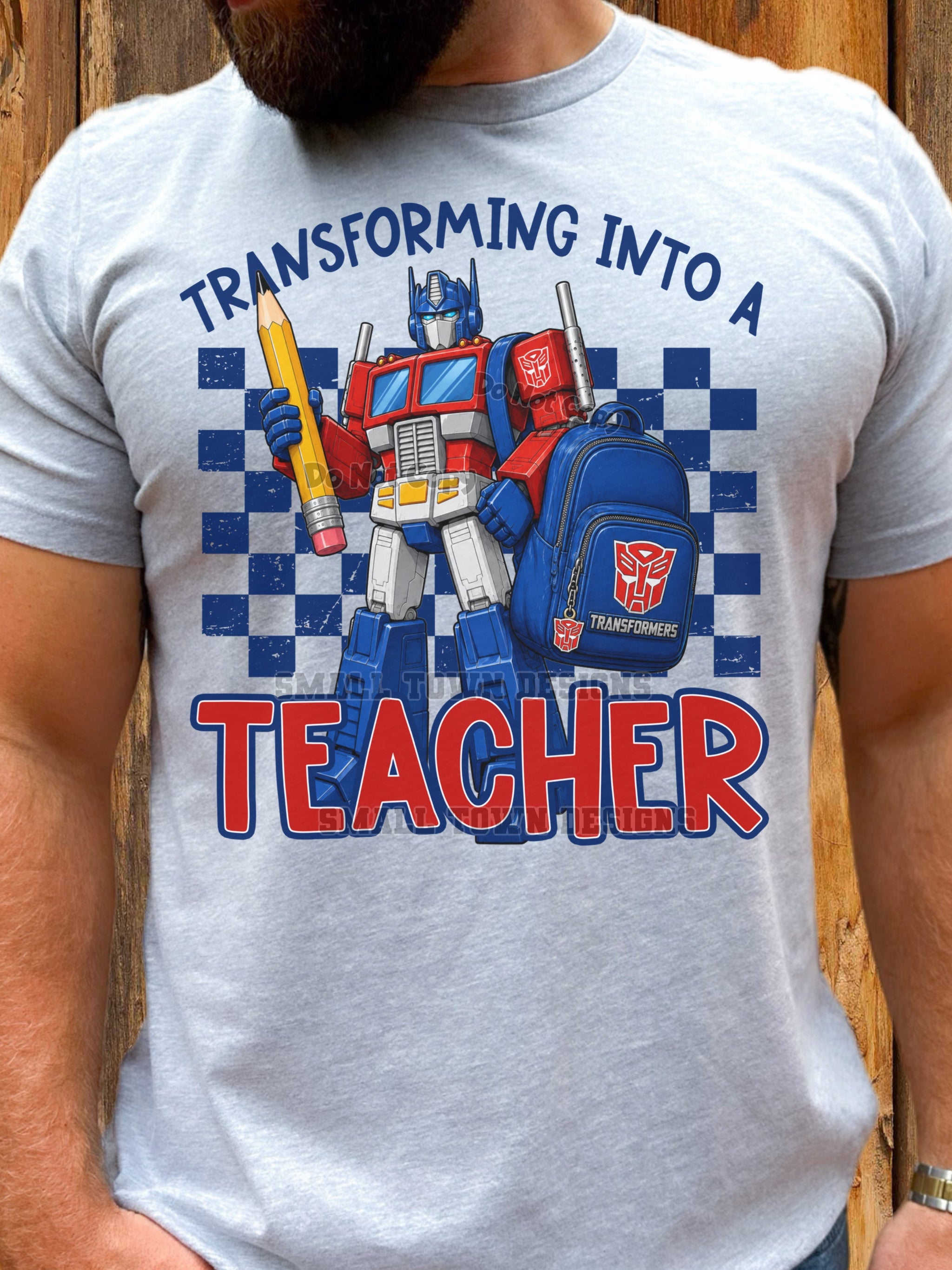 DTF PRINT - Back to School Teacher Transformers Main image