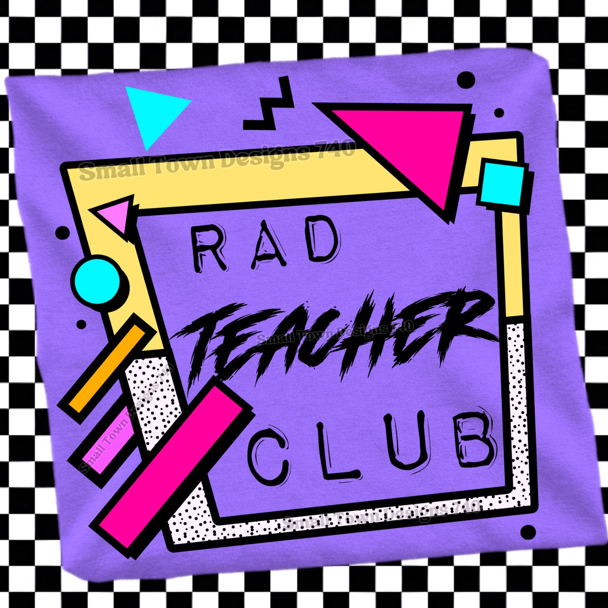 DTF PRINT - Back to School Teacher Rad Club Main image