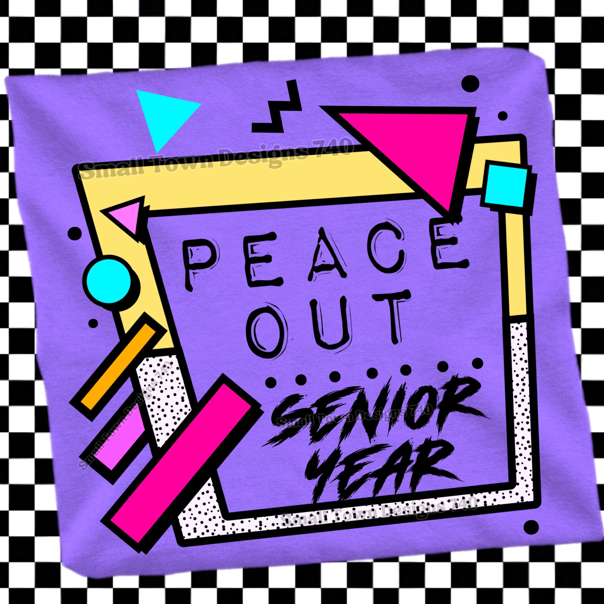 DTF PRINT - Back to School Peace Out Senior Year Main image