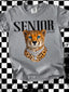 DTF PRINT - Back to School Senior Leopard Diamond Necklace