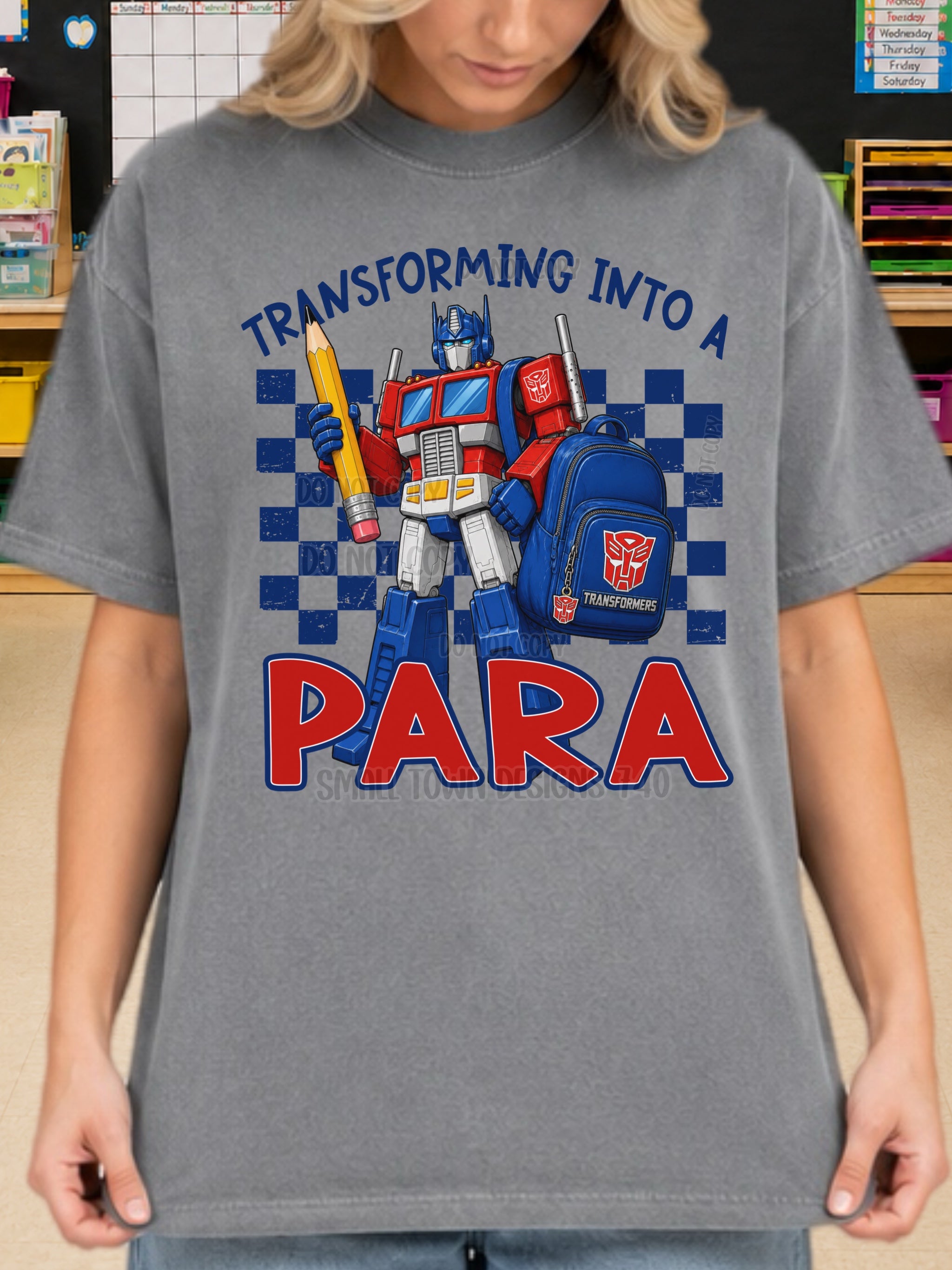 DTF PRINT - Back to School Para Transformers