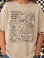 DTF PRINT - Back to School First Grade Learn Grow Shine School Tools