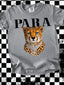DTF PRINT - Back to School Para Leopard Diamond Necklace