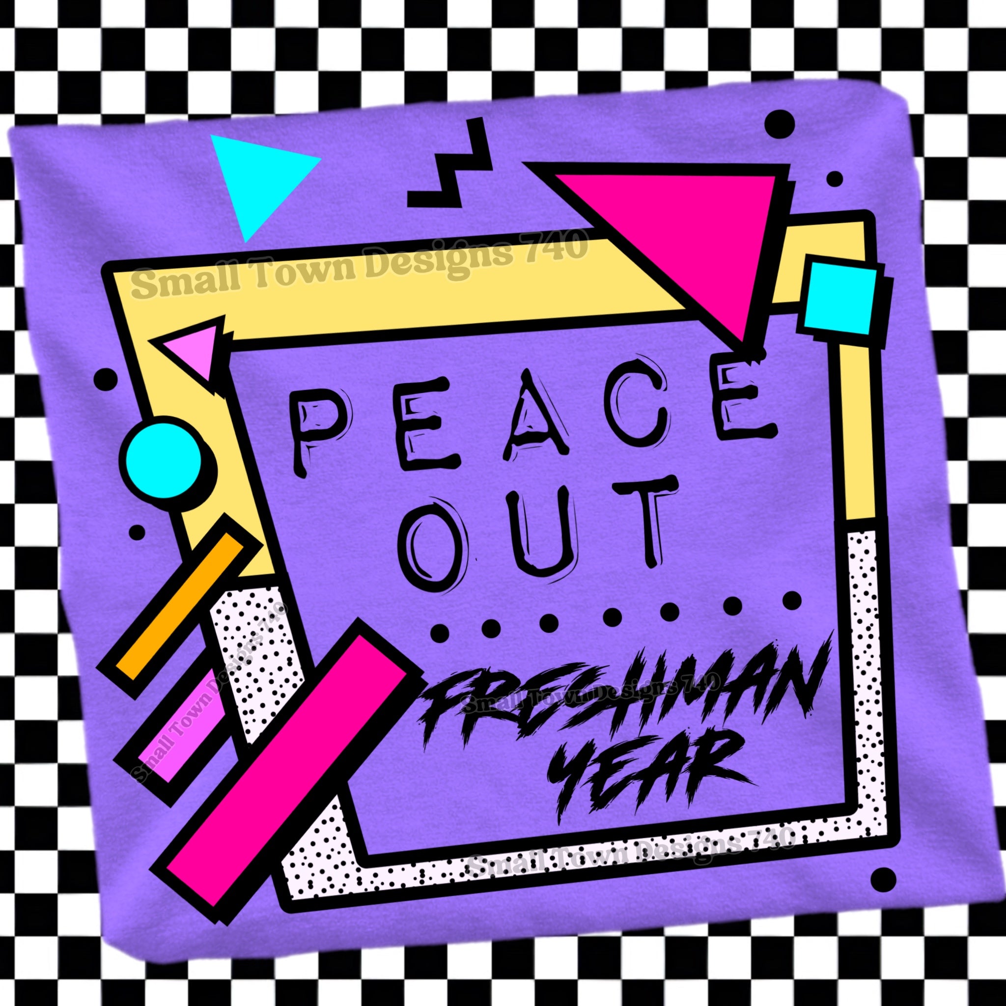 DTF PRINT - Back to School Peace Out Freshman Year Main image