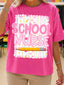 DTF PRINT - Back to School School Nurse Bows Flowers Pencil
