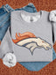 DTF Print Denver Broncos Quilted