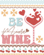 DTF Print-Be Wine