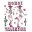 DTF Print-Skeleton Howdy Valentine