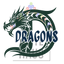 School Logos DTF- Dragons "Dragon D"