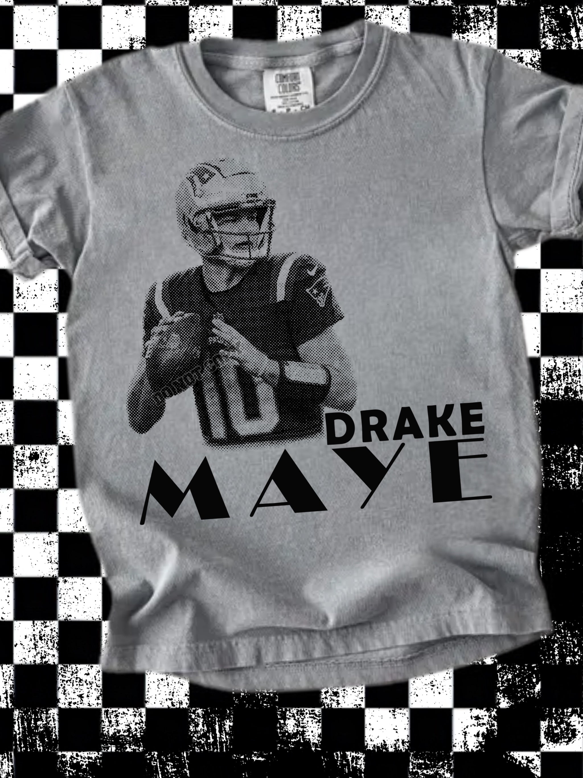 DTF PRINT - Drake Maye T-Shirt Football Main image