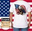 DTF Print Eagle Flag Crochet