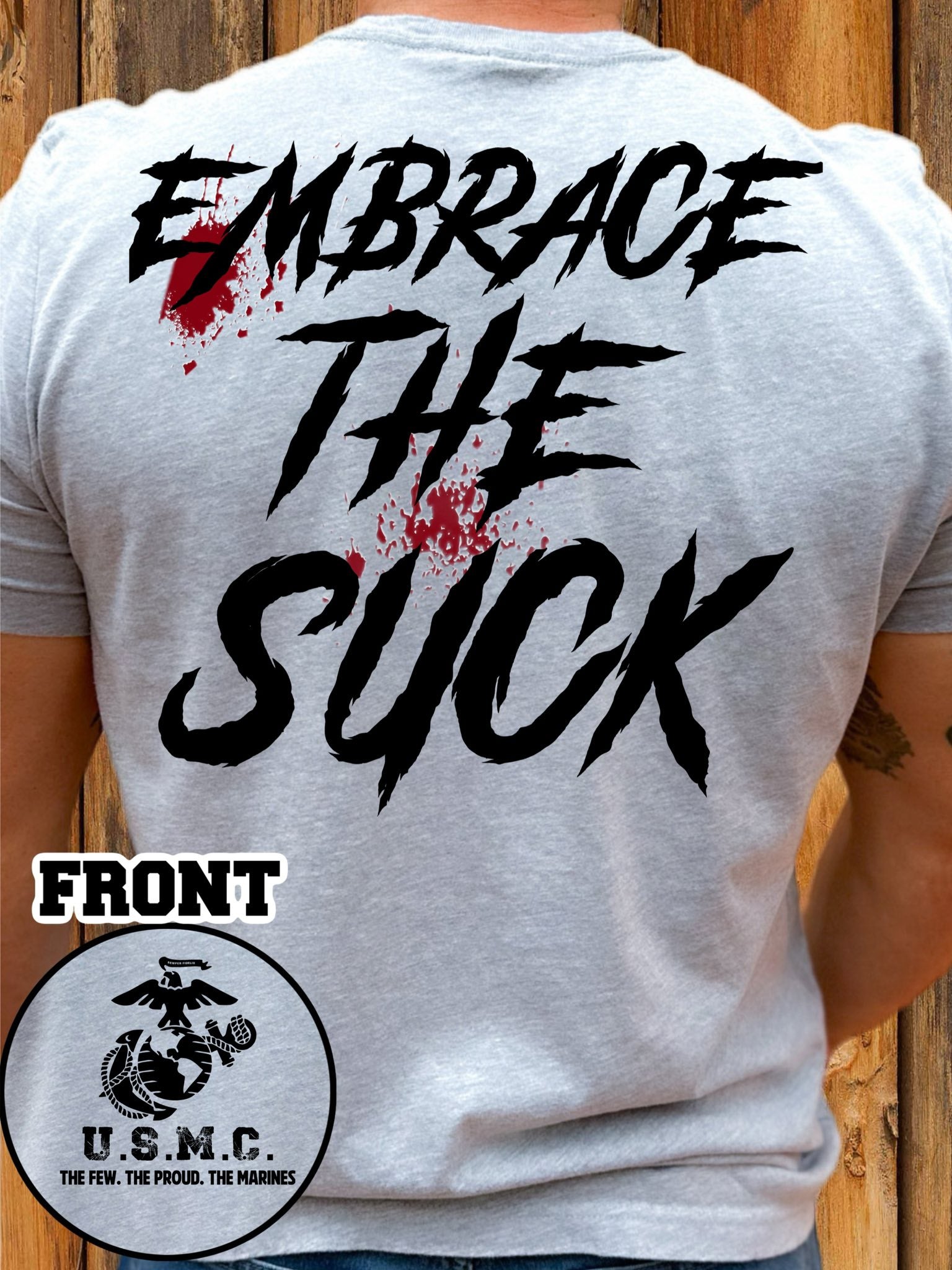 DTF Print Embrace the Suck Main image