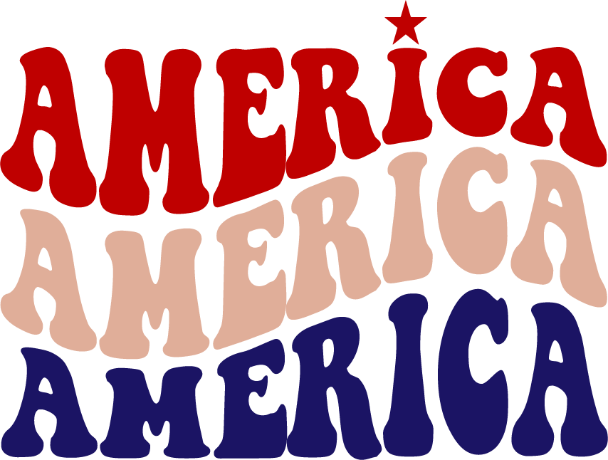 HTV Prints - America America America - The Vinyl Haus Main image