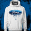 DTF PRINT - Ford Hooded Sweatshirt Dripping