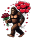 DTF Print-Bigfoot valentine