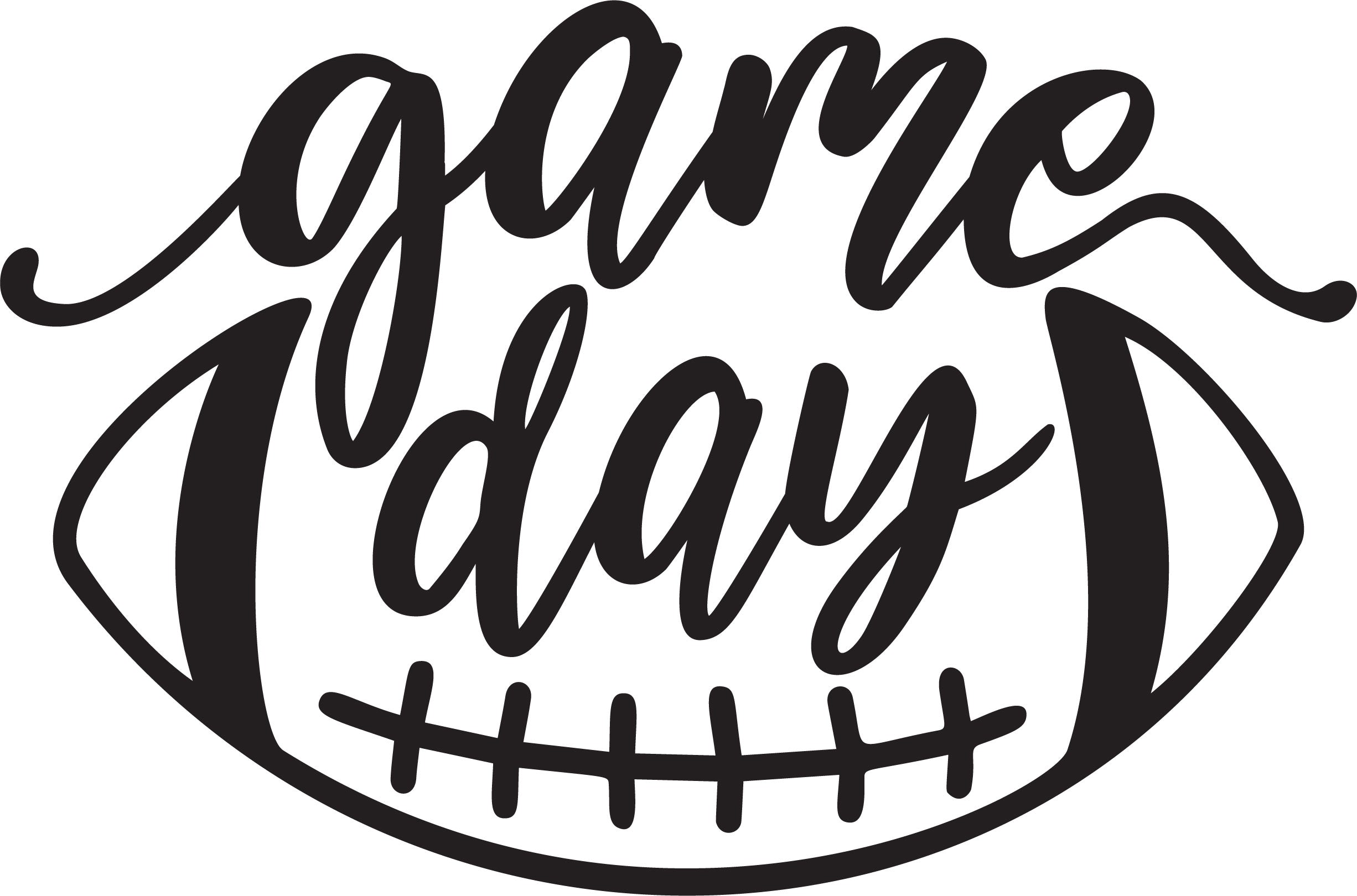 HTV Prints - Game Day Football - The Vinyl Haus
