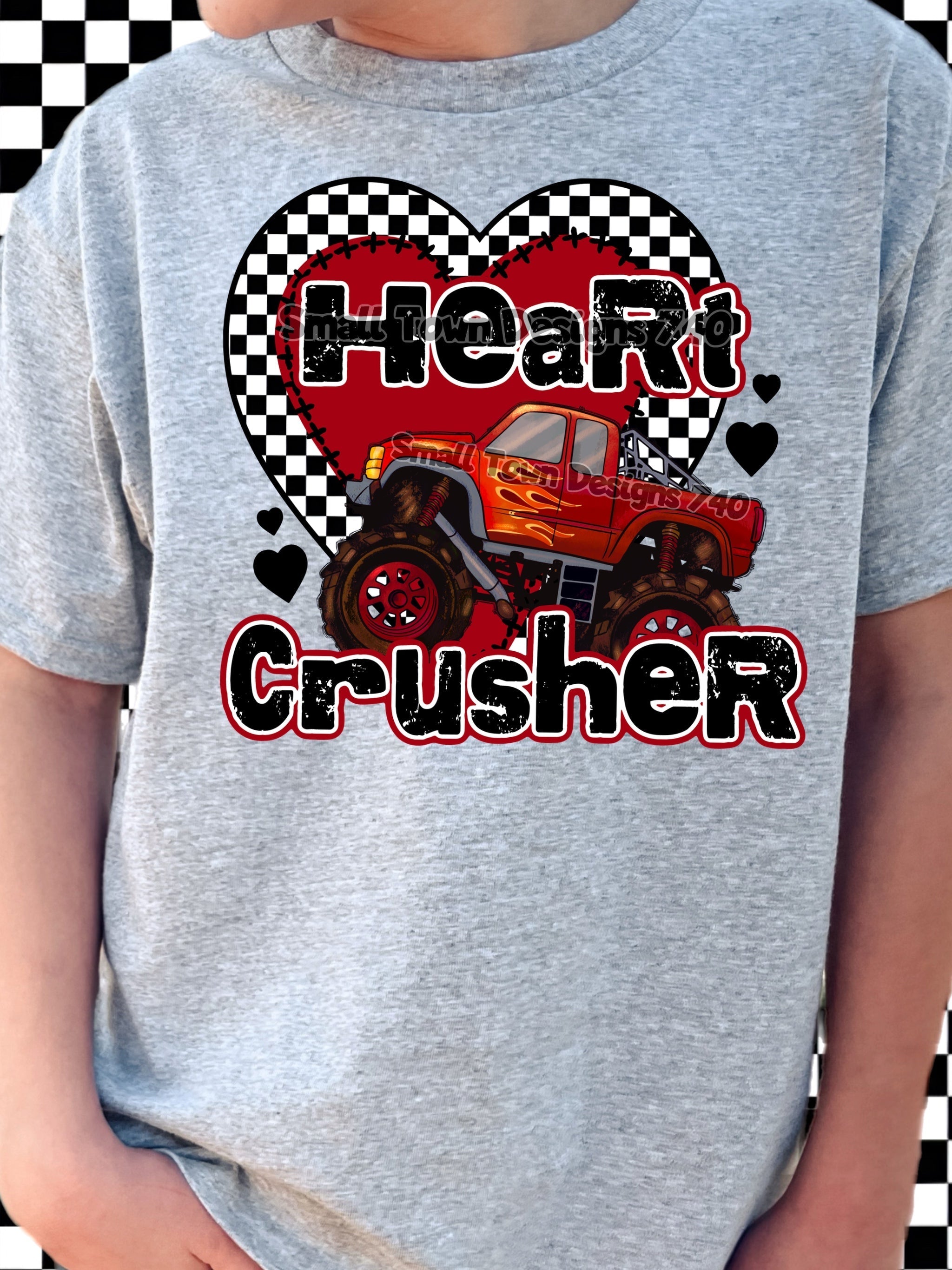 DTF Print Heart Crusher Valentine Main image