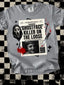 DTF PRINT - Halloween Scary Guy Killer-On-Loose T-shirt
