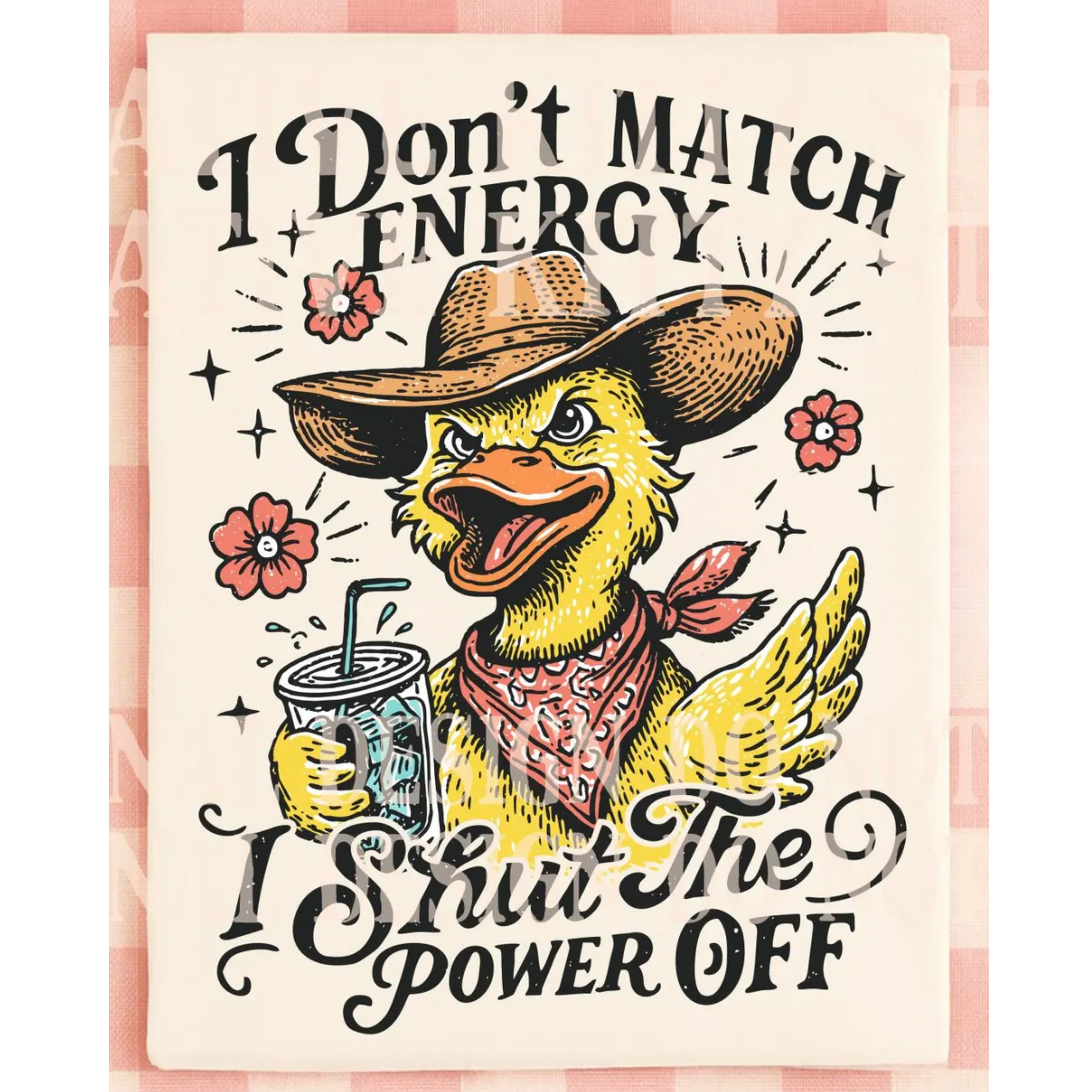 DTF Print I don't match energy I shut power off