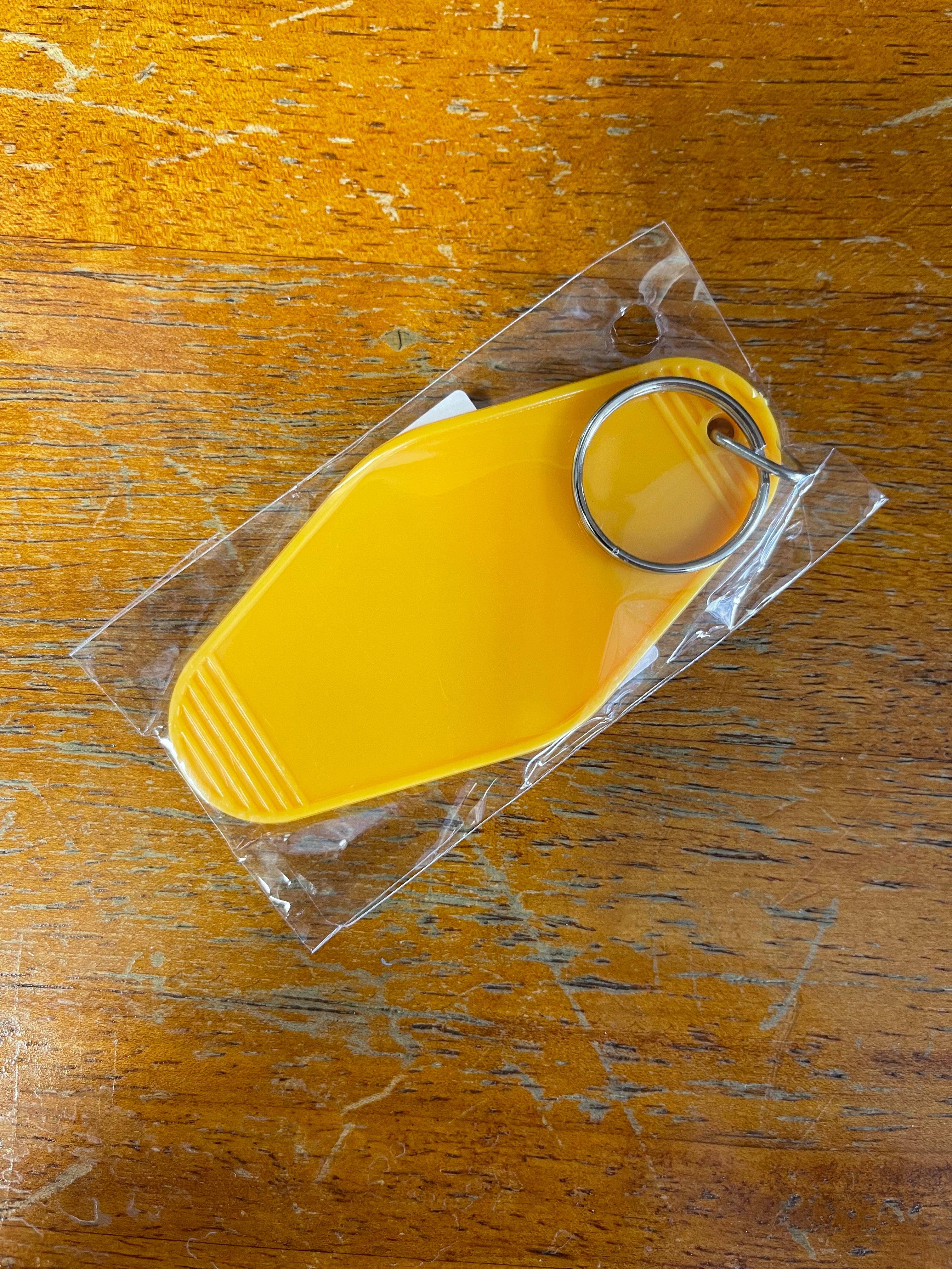 Hotel Blank Keychain