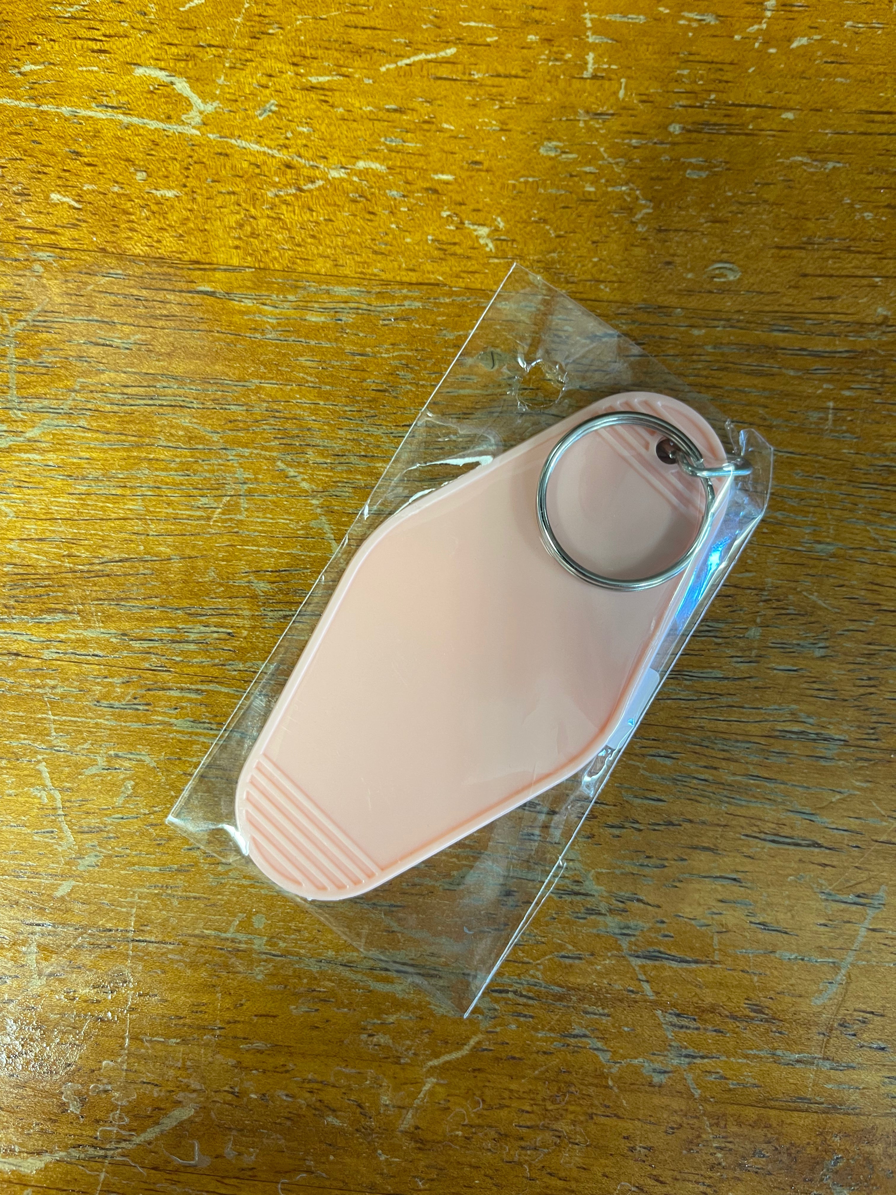 Hotel Blank Keychain