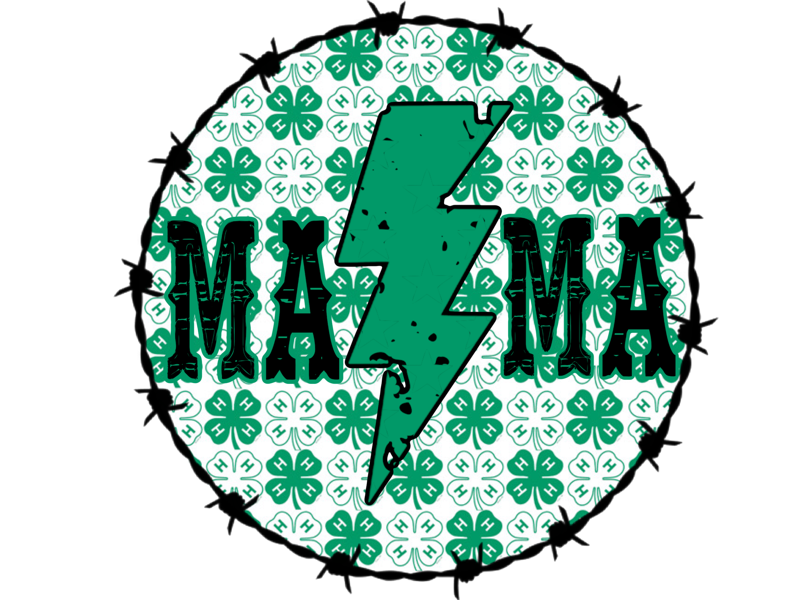 DTF Print-4 H Mama Main image