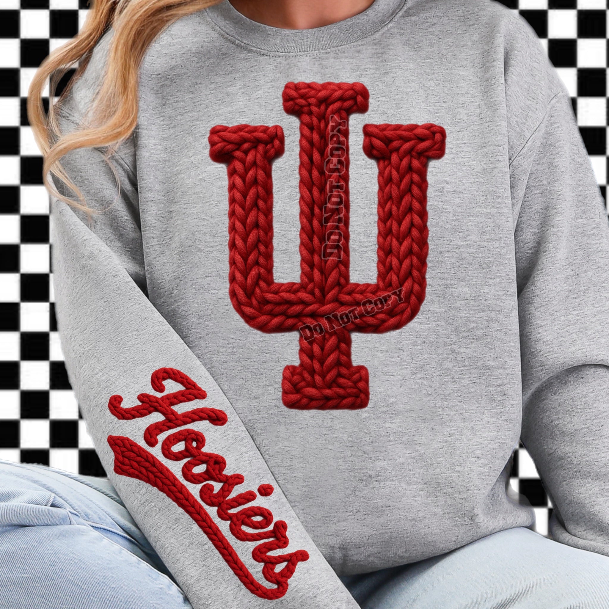 DTF Print Indiana Hoosiers Yarn