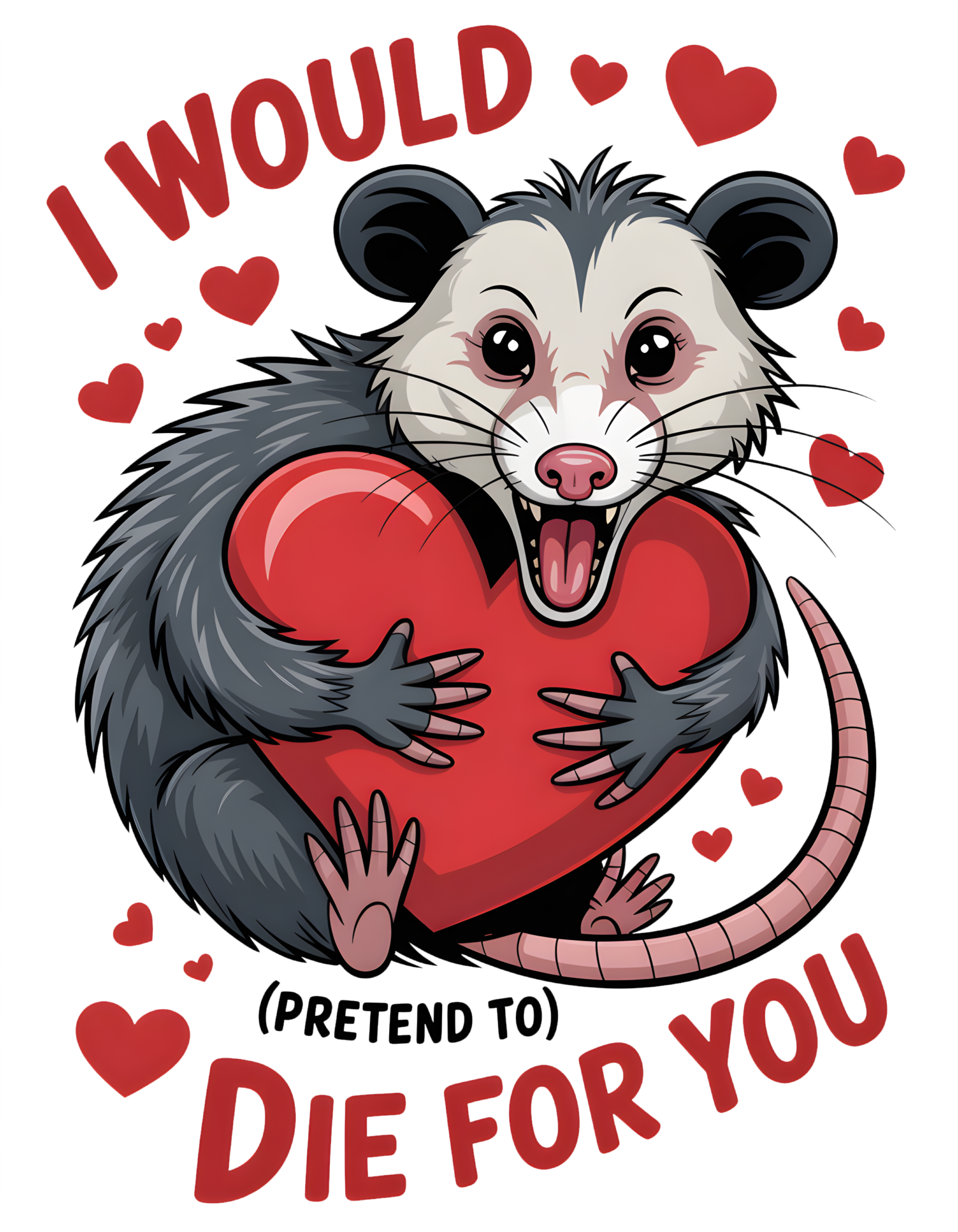 DTF Print-I would (pretend) to die for you