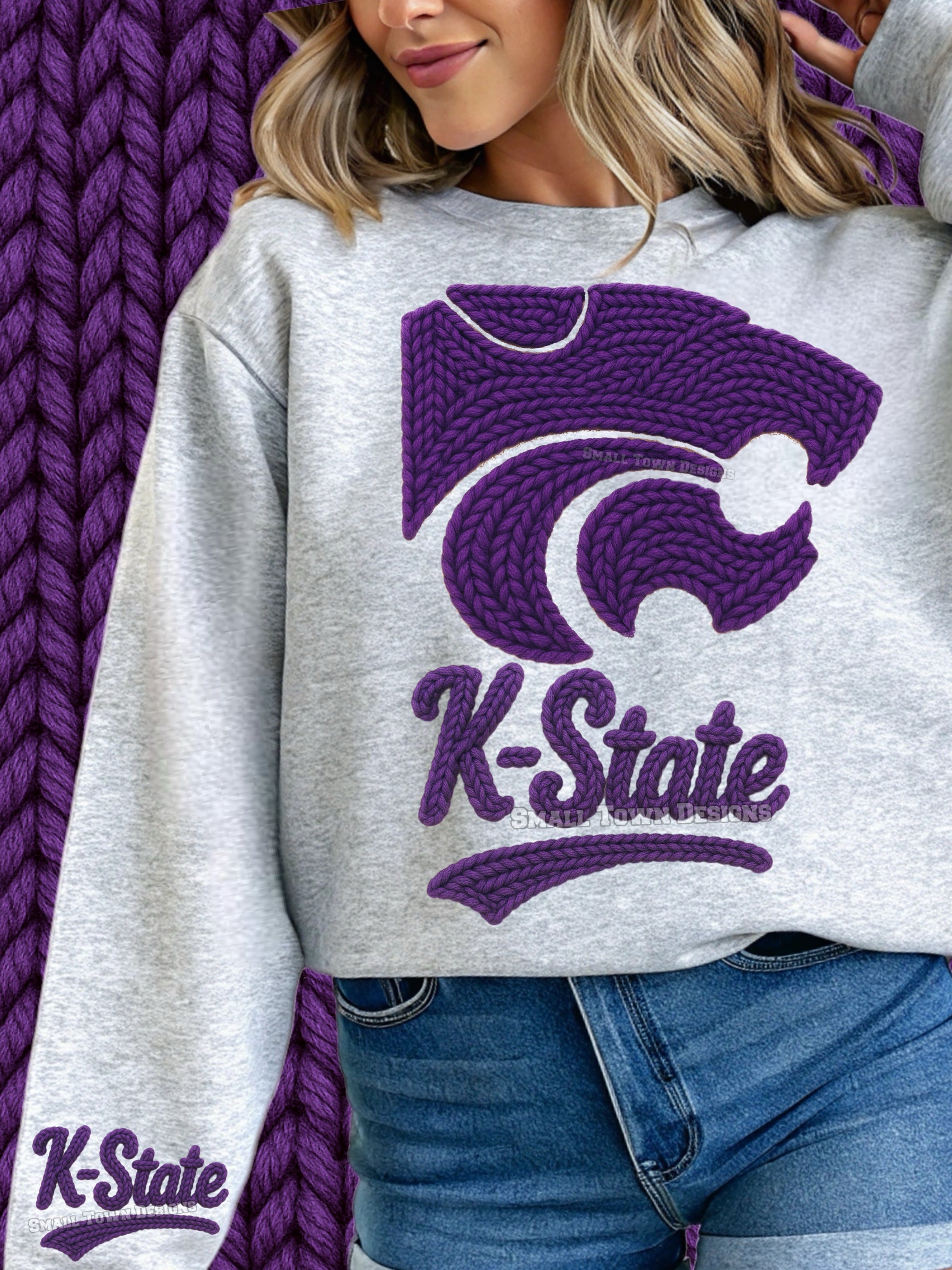 DTF Print KSTATE Wildcats Yarn