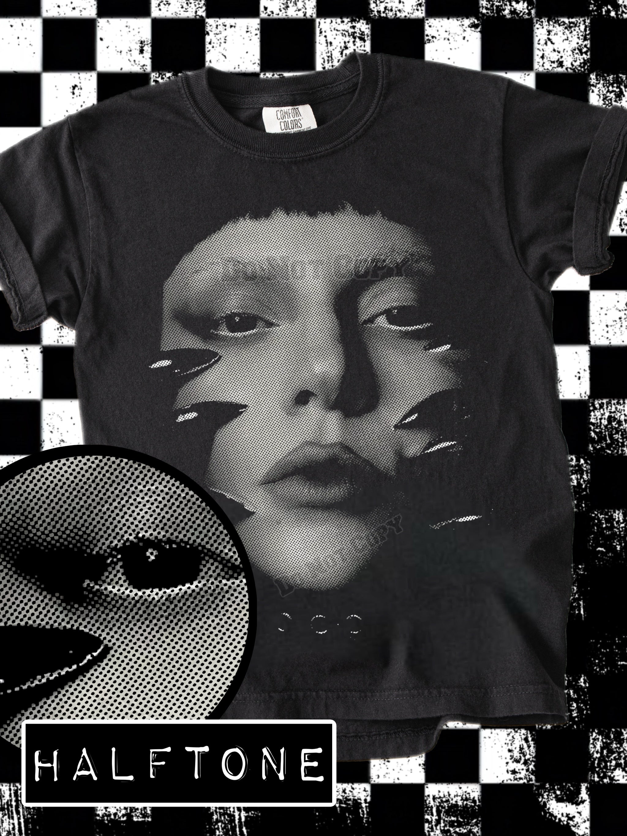DTF Print Lady Gaga Halftone Main image