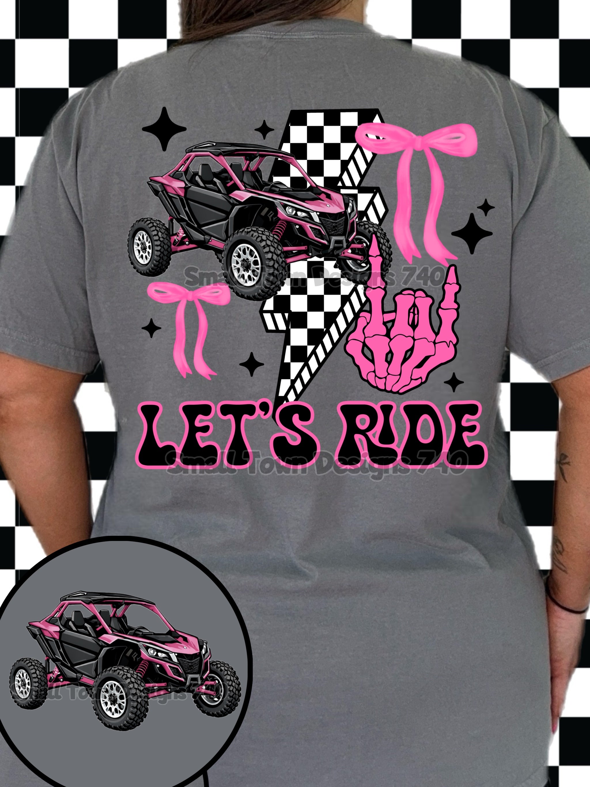 DTF Print Let's Ride