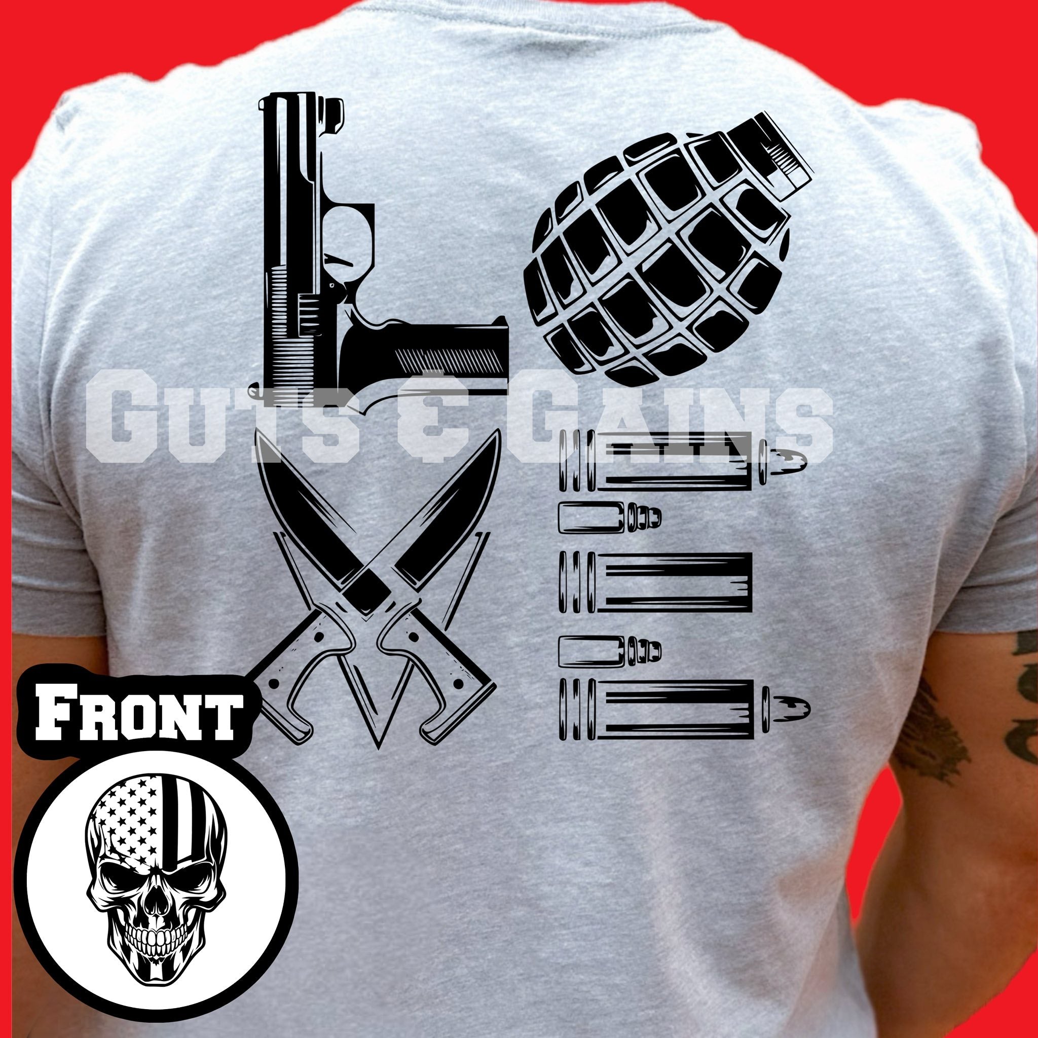 DTF PRINT Love Weapons
