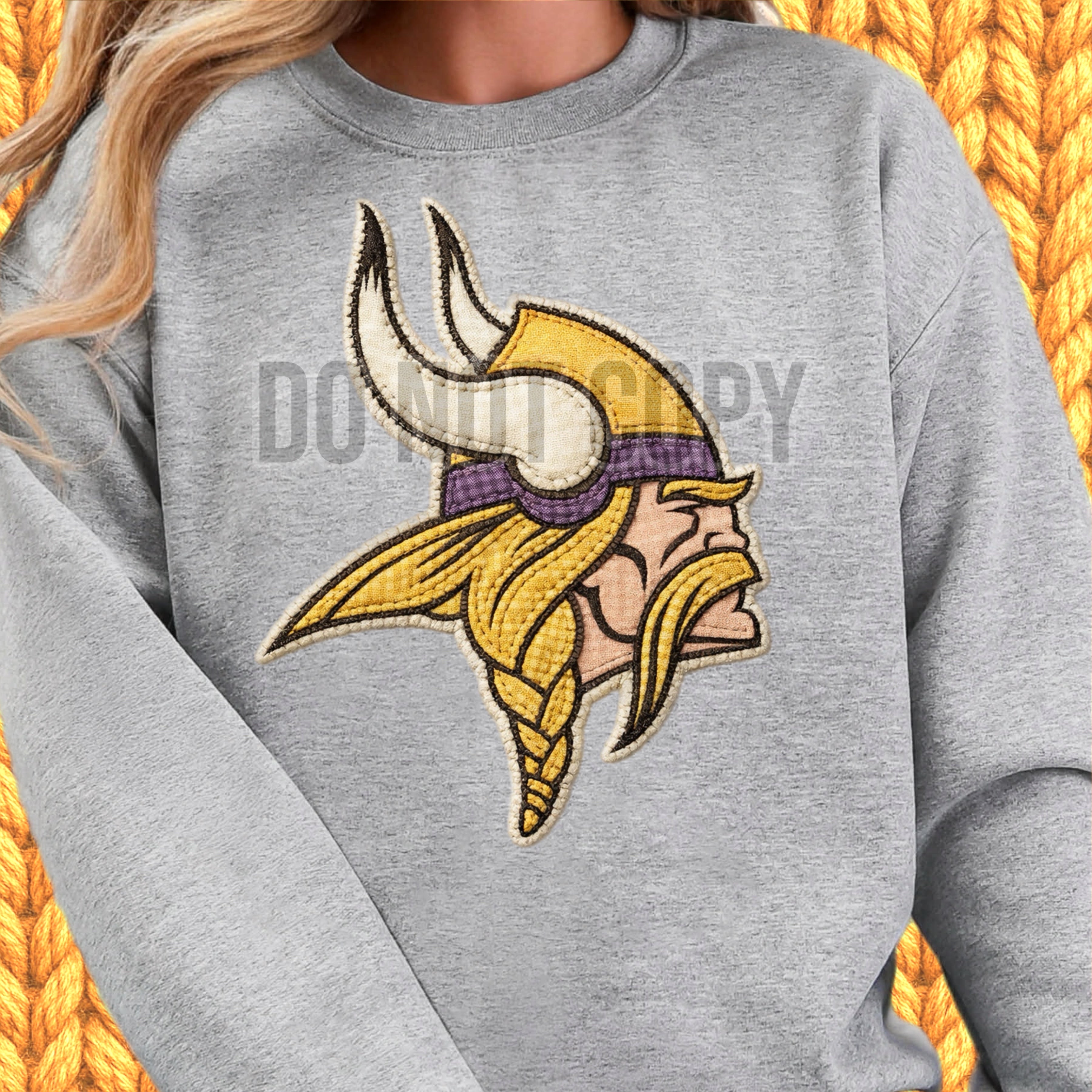 DTF Print Minnesota Vikings Quilted Main image