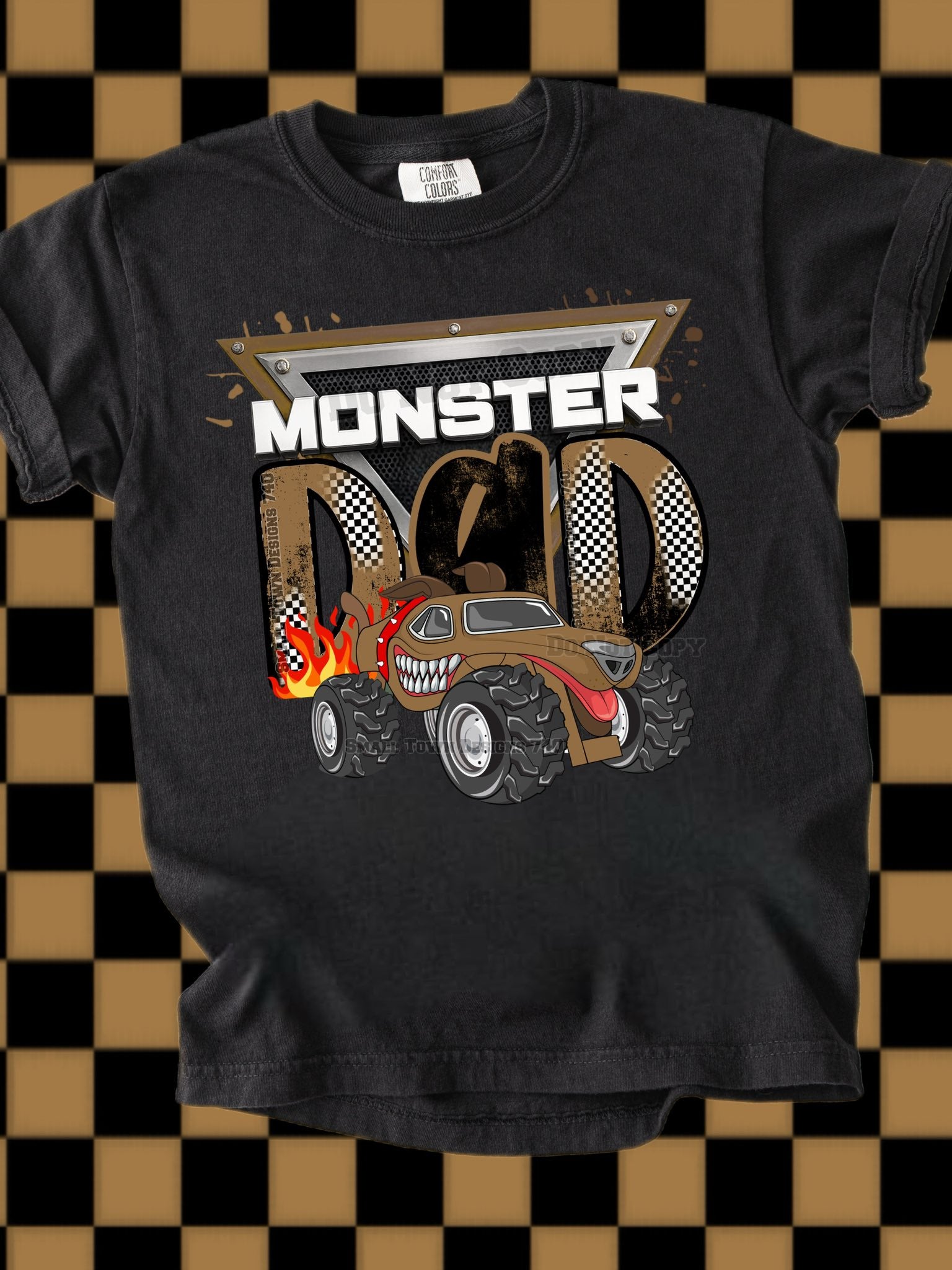 DTF Print Monster Dad Dog Main image