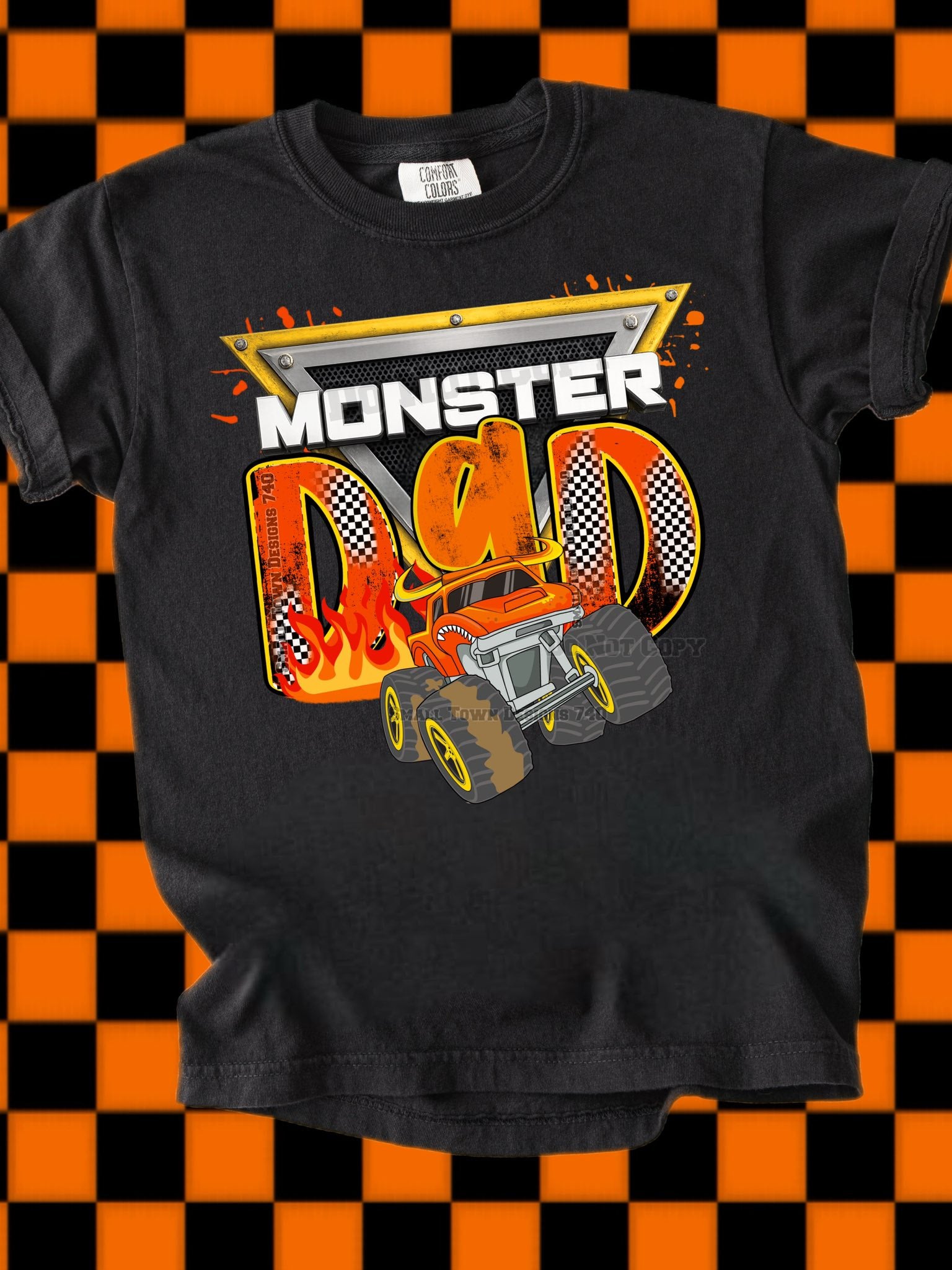 DTF Print Monster Dad Loco
