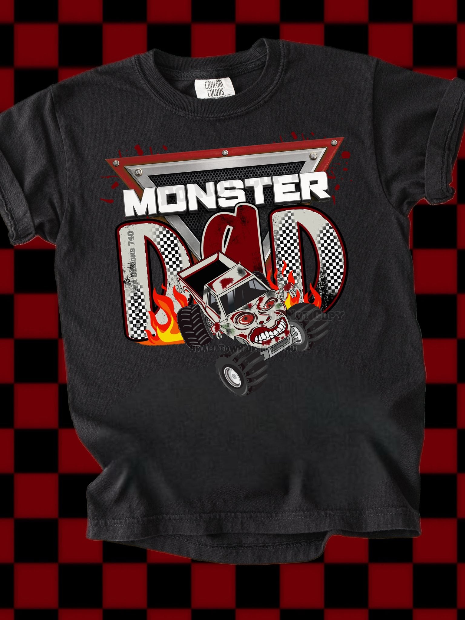 DTF Print Monster Dad Zombie
