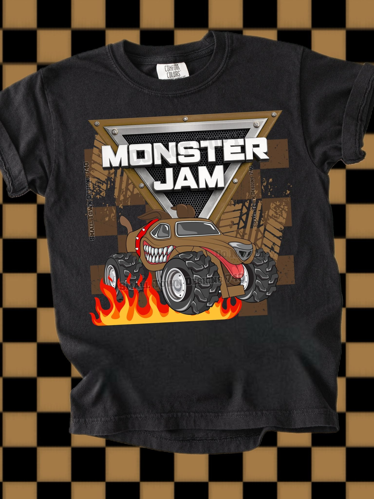 DTF Print Monster Jam Dog