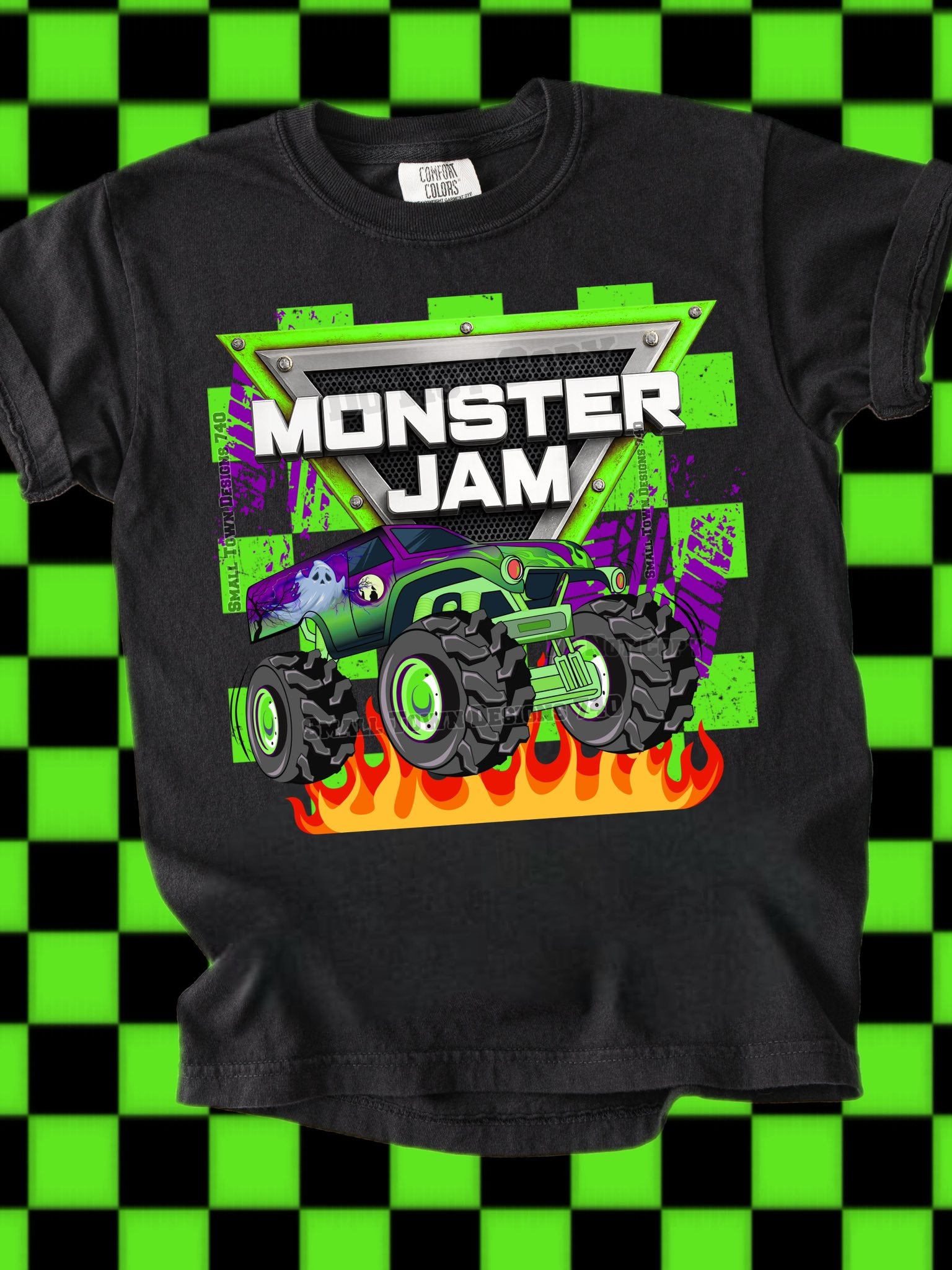 DTF Print Monster Jam Gravedigger