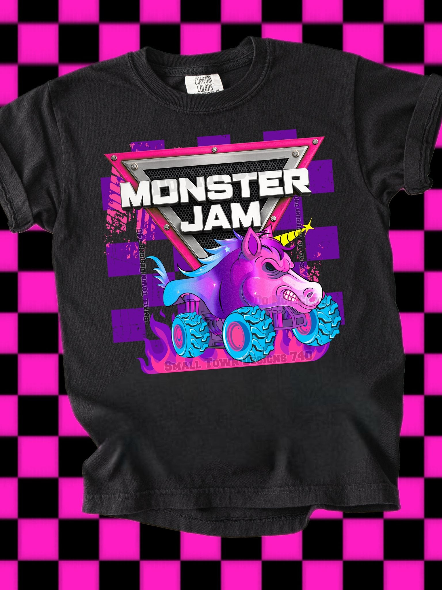 DTF Print Monster Jam Sparkle