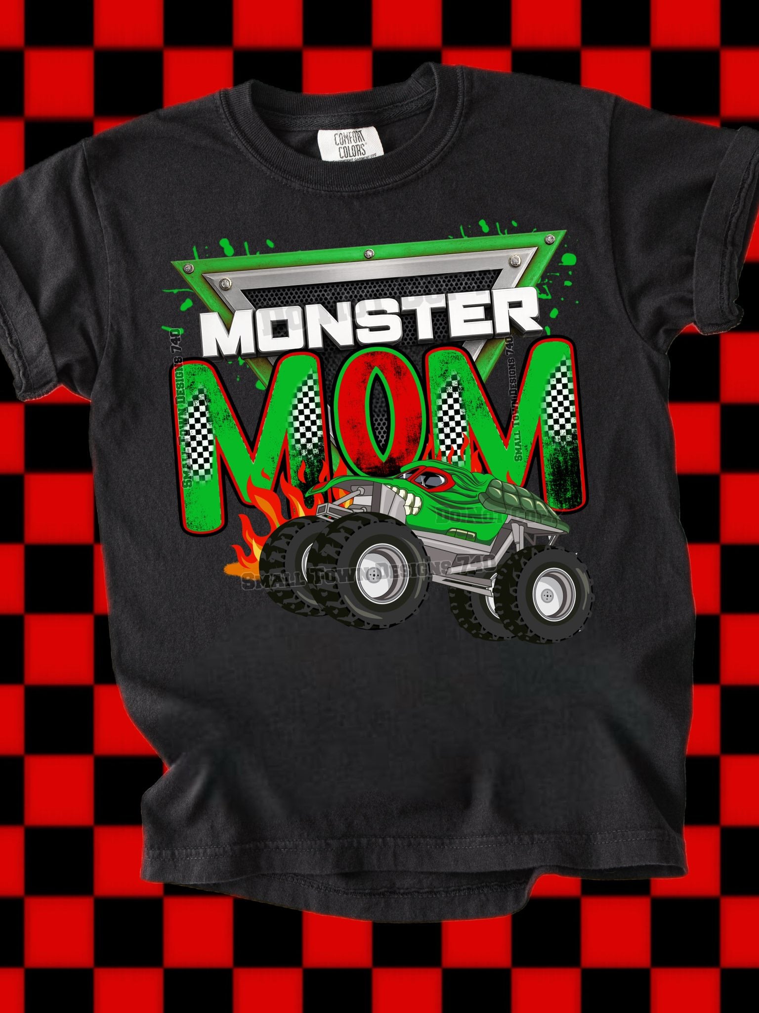 DTF Print Monster Mom