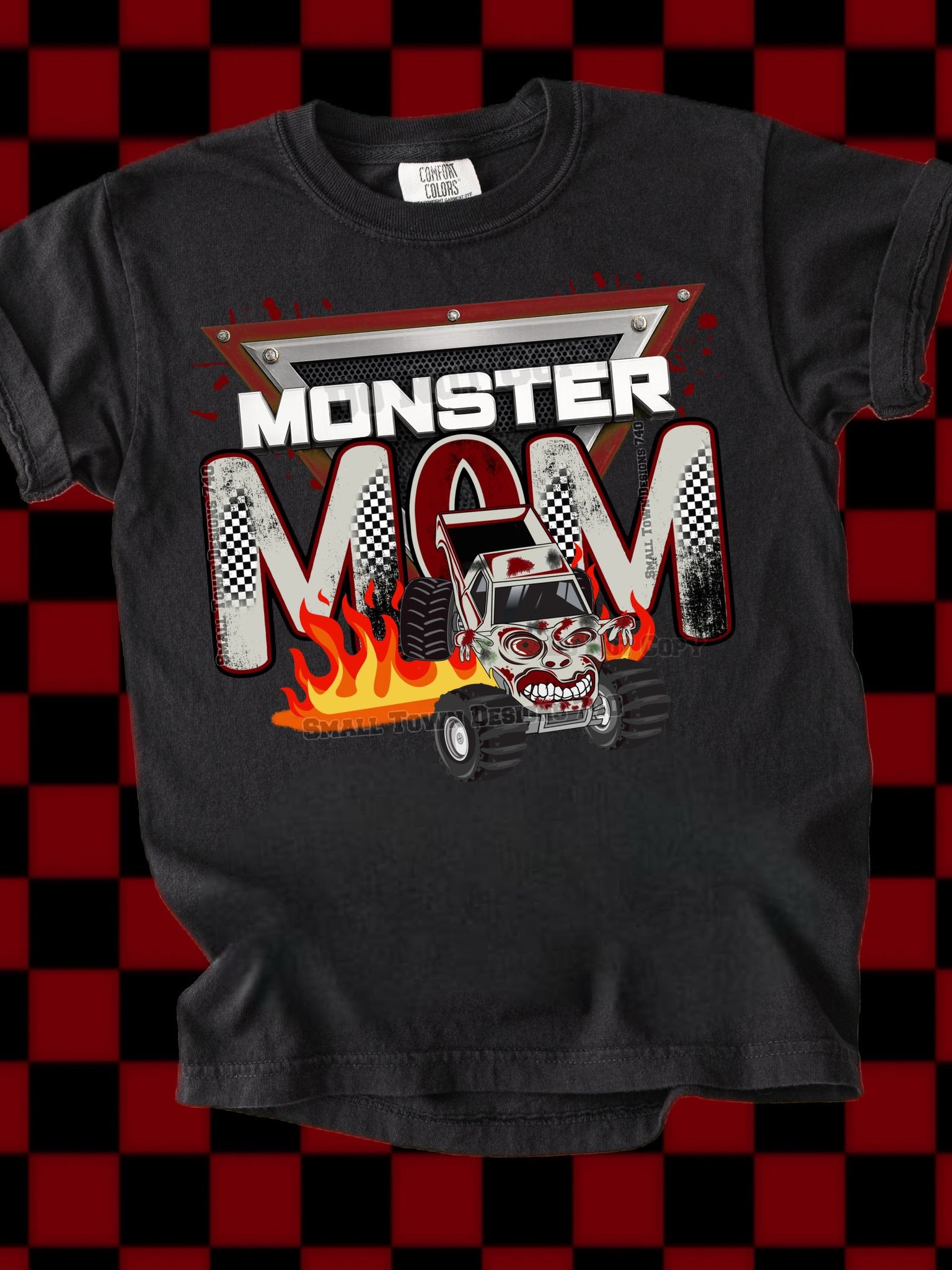 DTF Print Monster Mom Zombie
