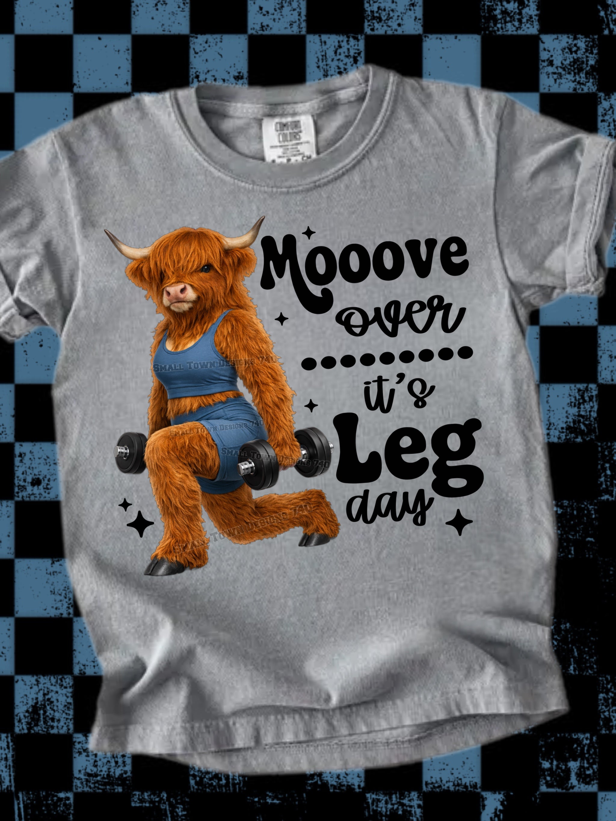 DTF Print Moove Over, It's Leg Day