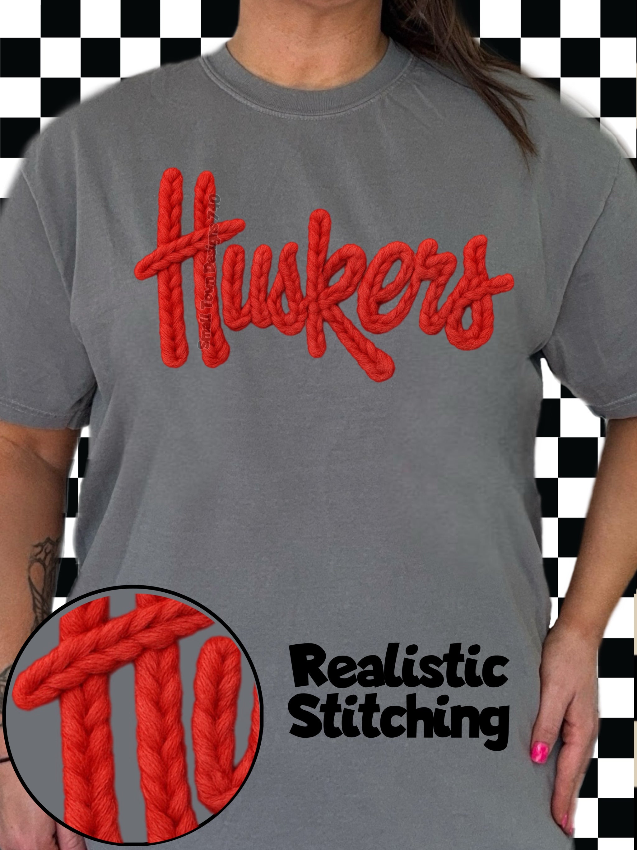 DTF Print Nebraska Huskers