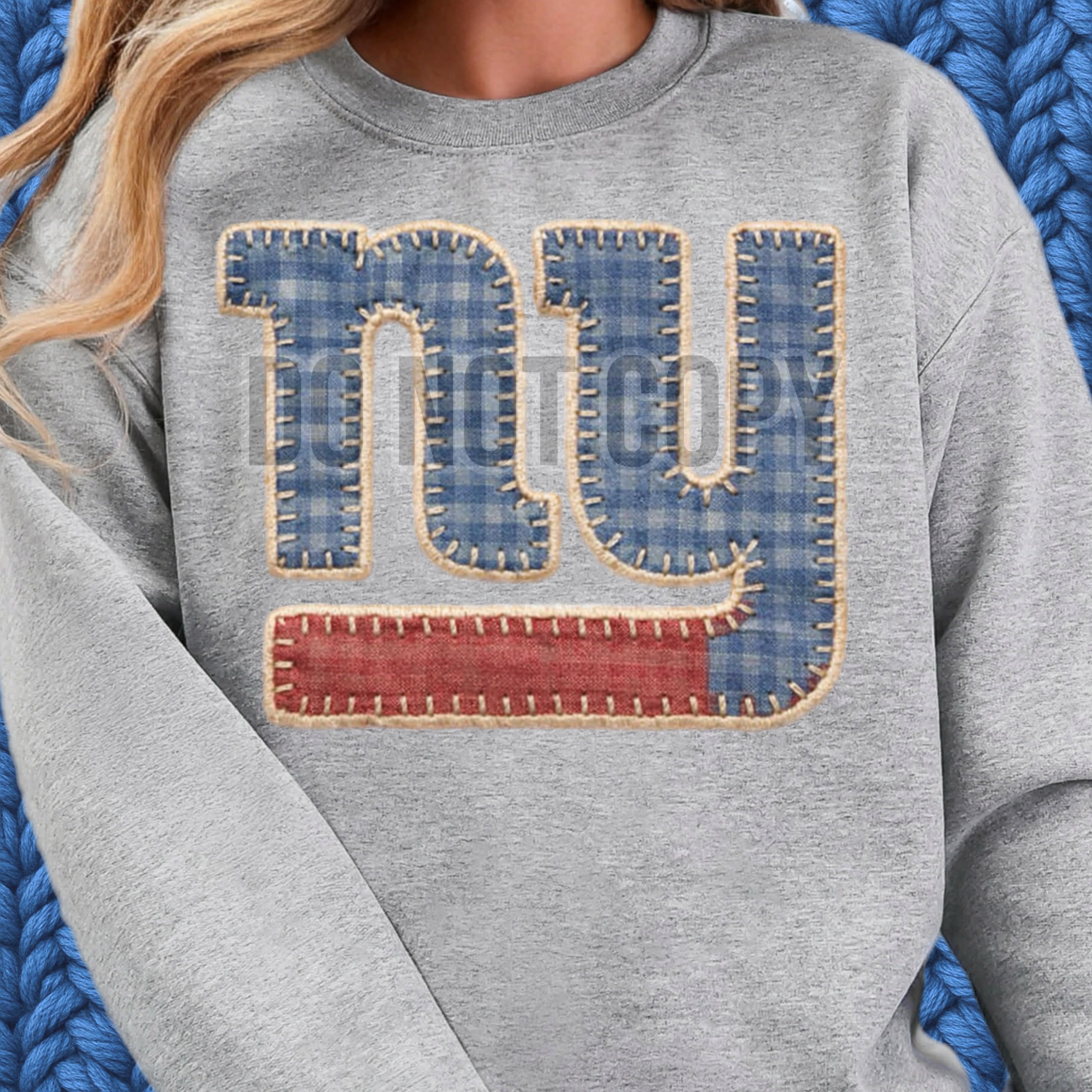 DTF Print New York Giants Quilted Main image